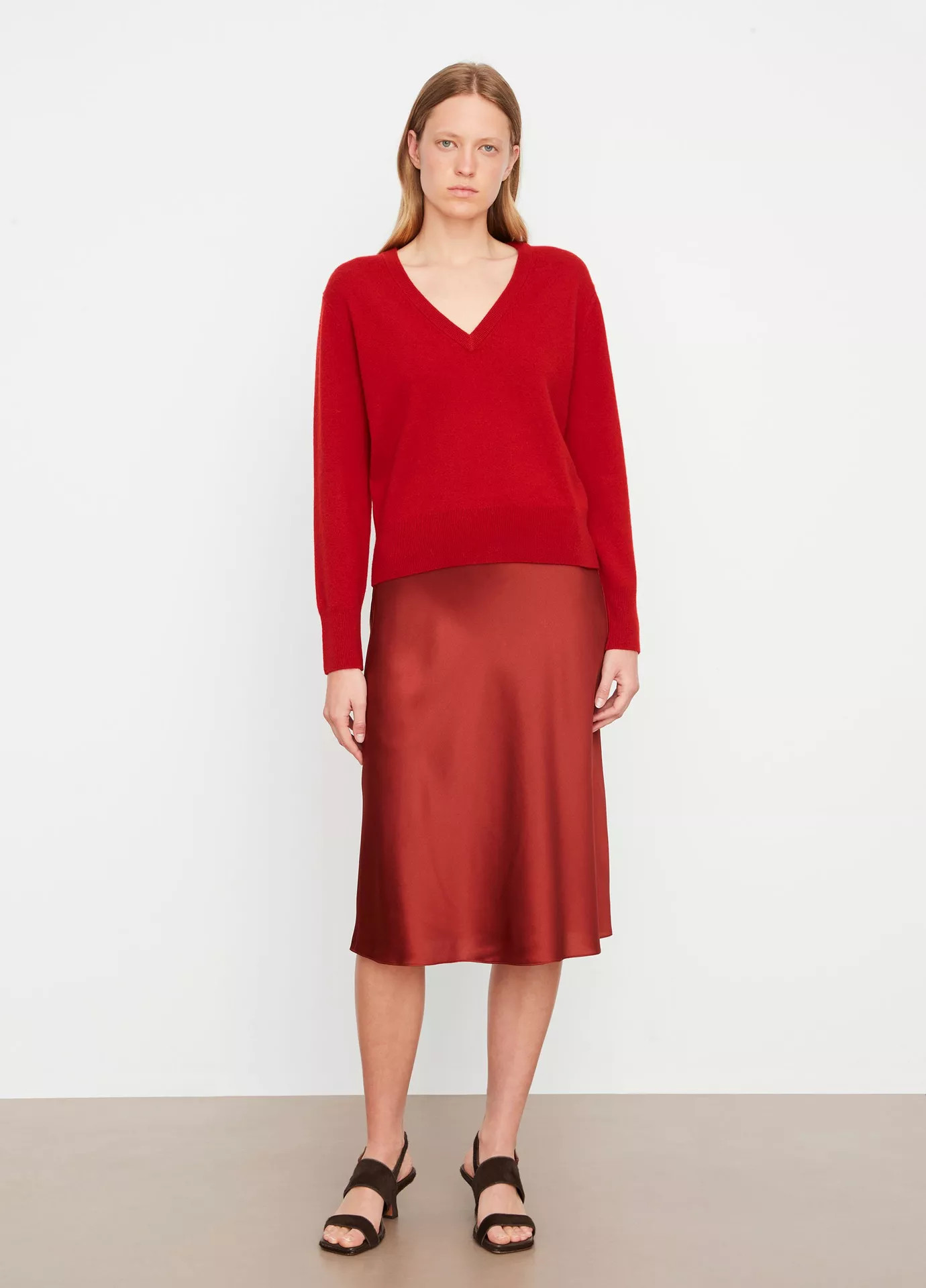 Wool-Blend V-Neck Sweater | Vince LLC