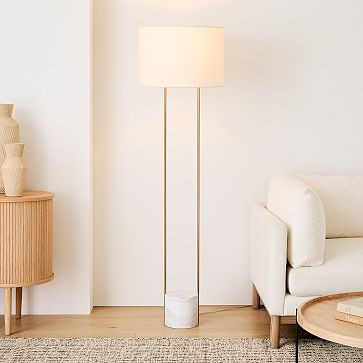 Industrial Outline Floor Lamp (67") | West Elm (US)