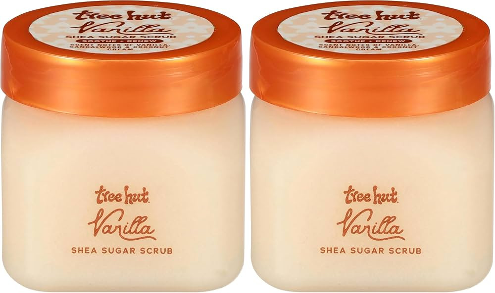 Tree Hut Mini Vanilla Shea Sugar Scrub, Exfoliating & Hydrating Body Scrub with Shea Butter & Ess... | Amazon (US)