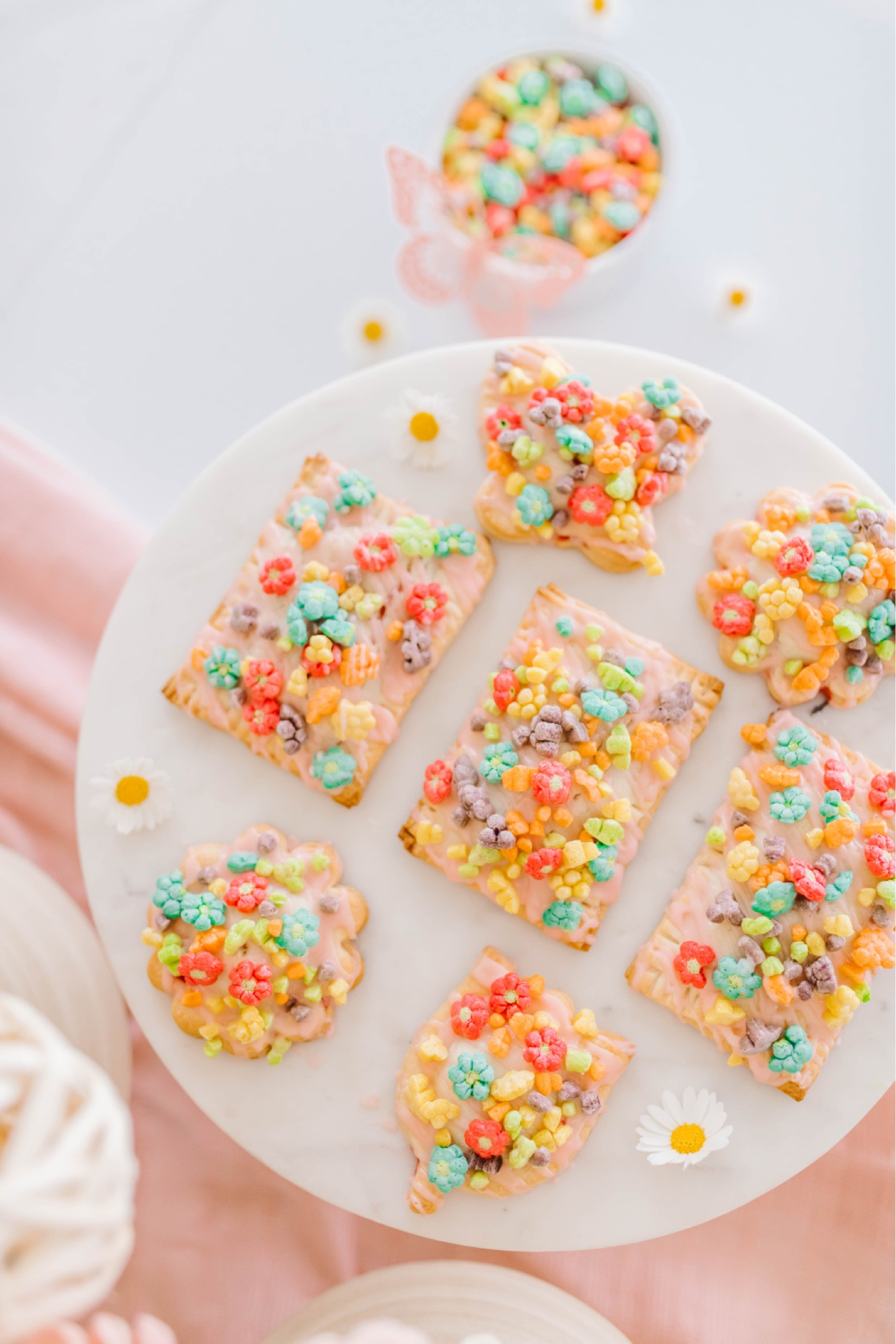 homemade strawberry pop tarts with strawberry lemon glaze and flower cereal

#LTKSeasonal #LTKsalealert #LTKxTarget