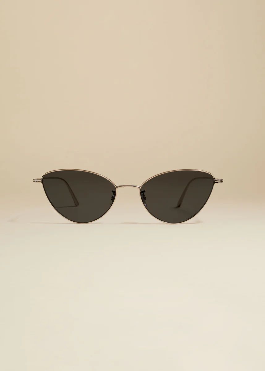 The KHAITE x Oliver Peoples 1998C in Silver and Grey | Khaite