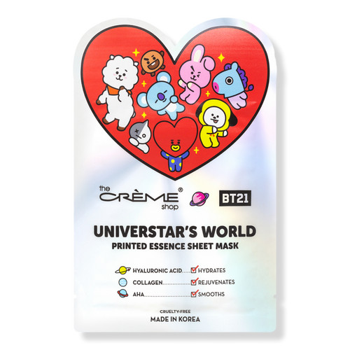 BT21 Universtar's World Printed Essence Sheet Mask | Ulta