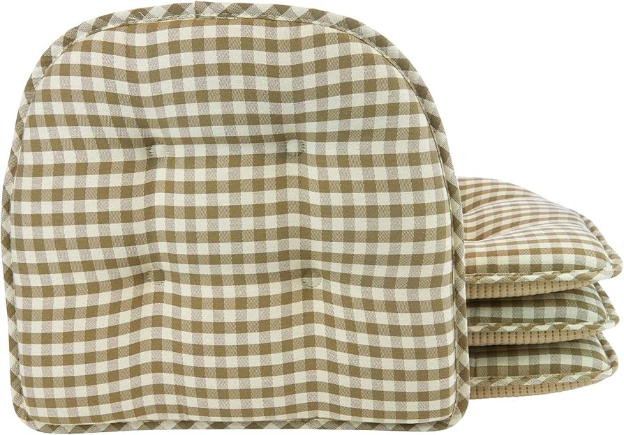 Non-Slip Chair Cushions, Assembled in USA, U-Shaped Skid-Proof Seat Pads for Dining Room, Kitchen... | Amazon (US)