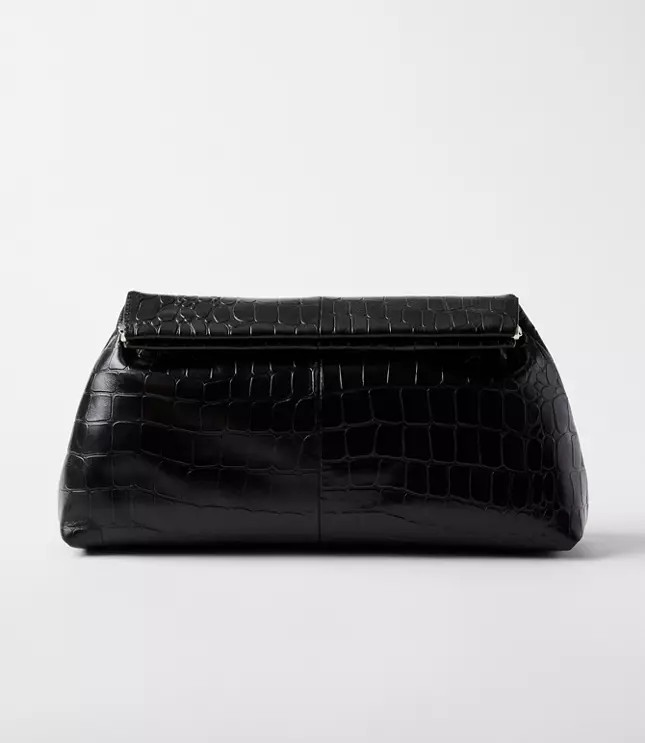 LOFT Versa Oversized Embossed Clutch Bag | Loft | LOFT
