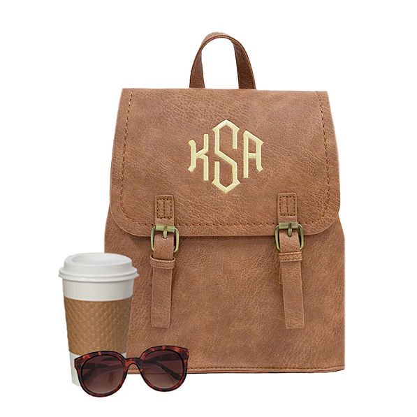 Monogrammed Backpack Purse | Marleylilly