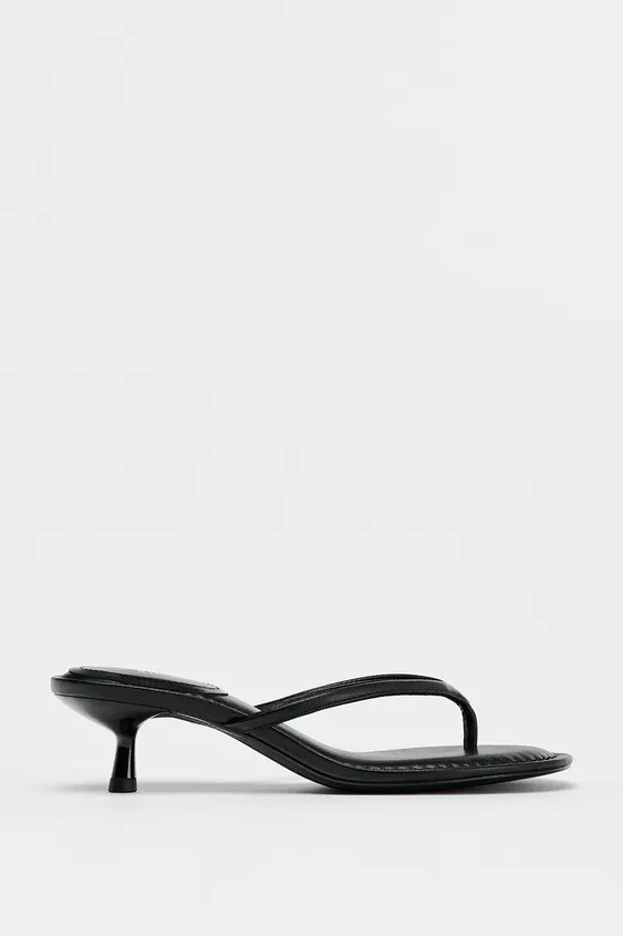 KITTEN HEEL SANDALS | Zara US