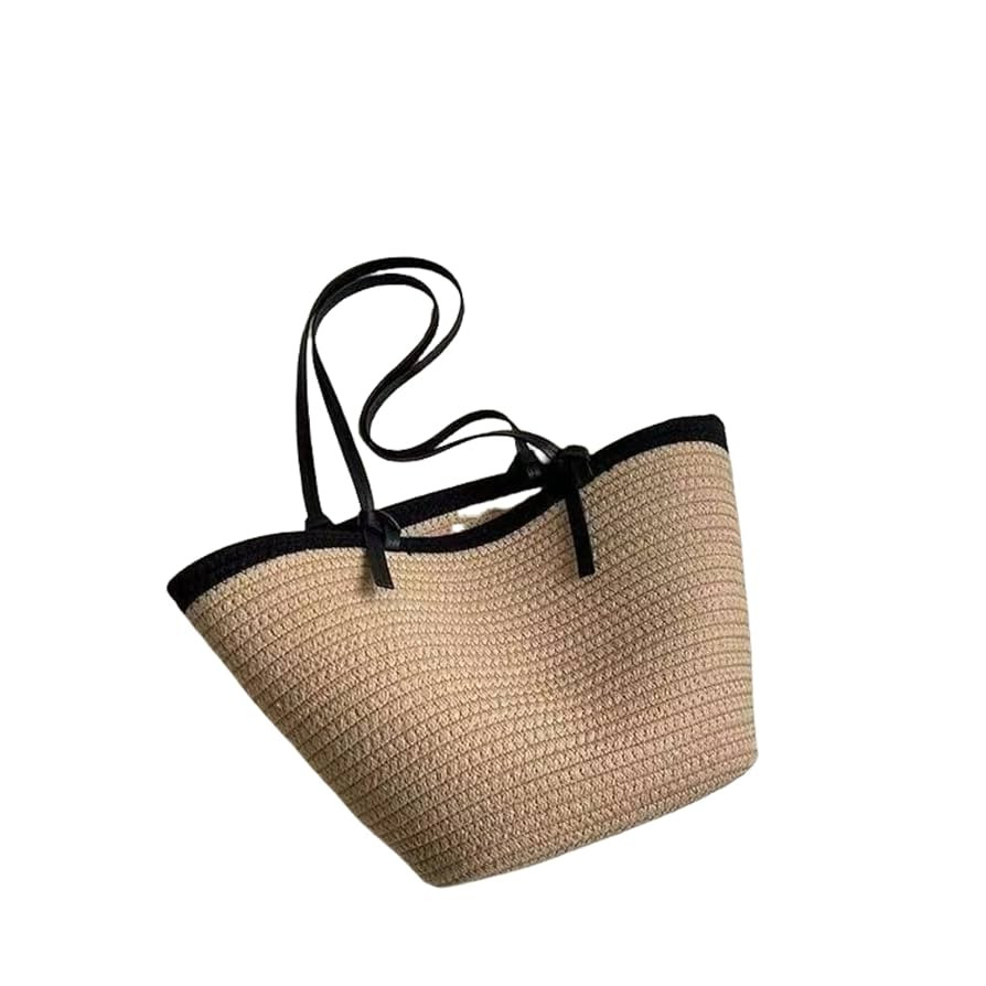 CRRONG Straw Bags Women's Shopper Straw Tote Bag for Women, Popular Beach Bag for Holiday, Fashio... | Amazon (DE)