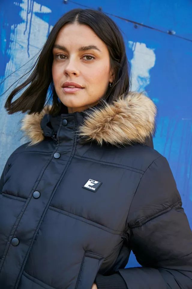 iets frans... Faux Fur Trim Puffer Jacket | Urban Outfitters (US and RoW)