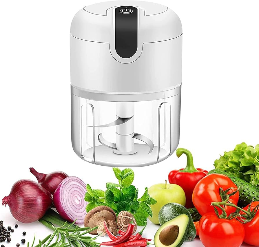 Electric Mini Garlic Chopper,Food Processor,Portable Cordless Garlic Mincer Masher,Meat Grinder w... | Amazon (US)