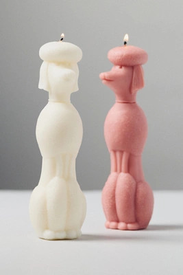 Davie Ocho Candle Co. Poodle Decorative Shaped Wax Candle | Anthropologie (US)