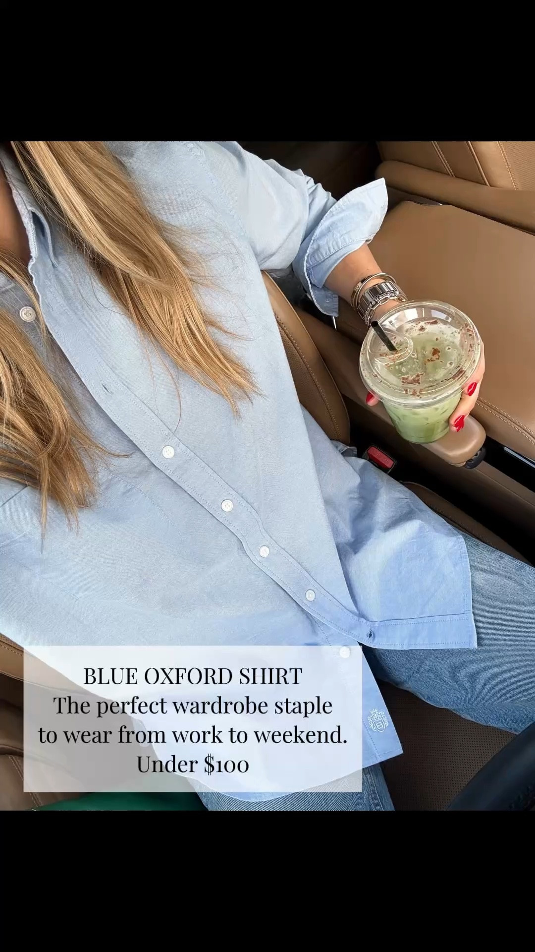 Fashion Jackson, spring capsule, spring essentials, blue button down shirt (wearing a small) 

#LTKootd #LTKOver40