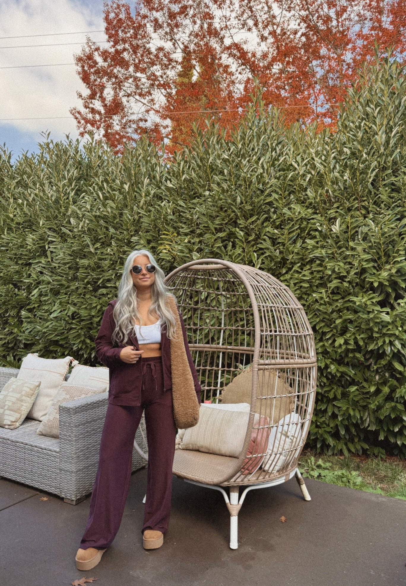 Athleisure outfit. Fabletics cozy set.
Pants come in long and short sizes! I’m wearing size small in everything. 

#LTKPetite #LTKActive #LTKFindsUnder50