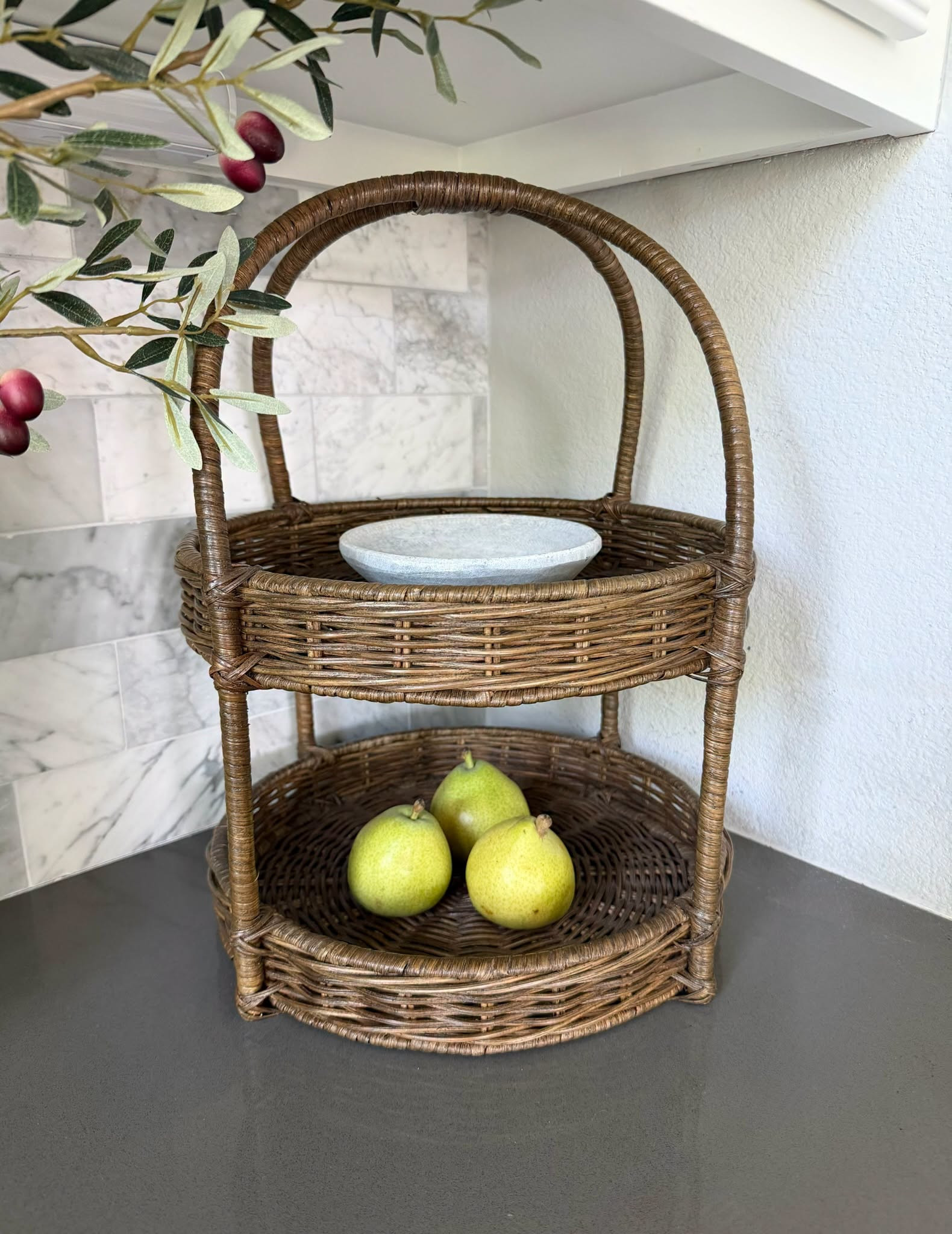 This two tiered wicker tray is always center of attention when we have guests over! ✨

kitchen finds, mcgee & co, serving trays, wicker trays, wicker kitchen finds, hostess finds, hosting pieces. \

#LTKHome #LTKfoodie #LTKdayinmylife