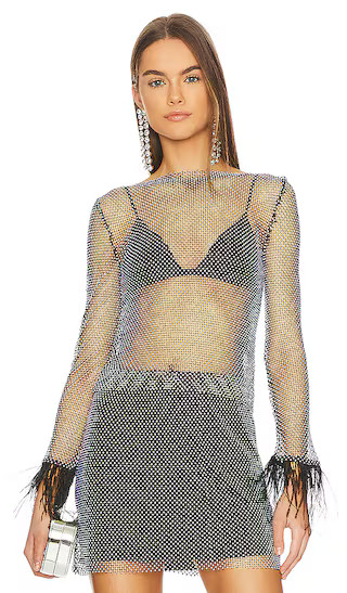 Charlize Top in Black | Revolve Clothing (Global)