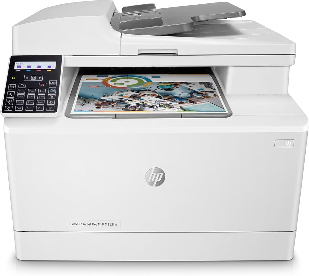 HP Color Laserjet Pro MFP M183fw, White | Amazon (US)