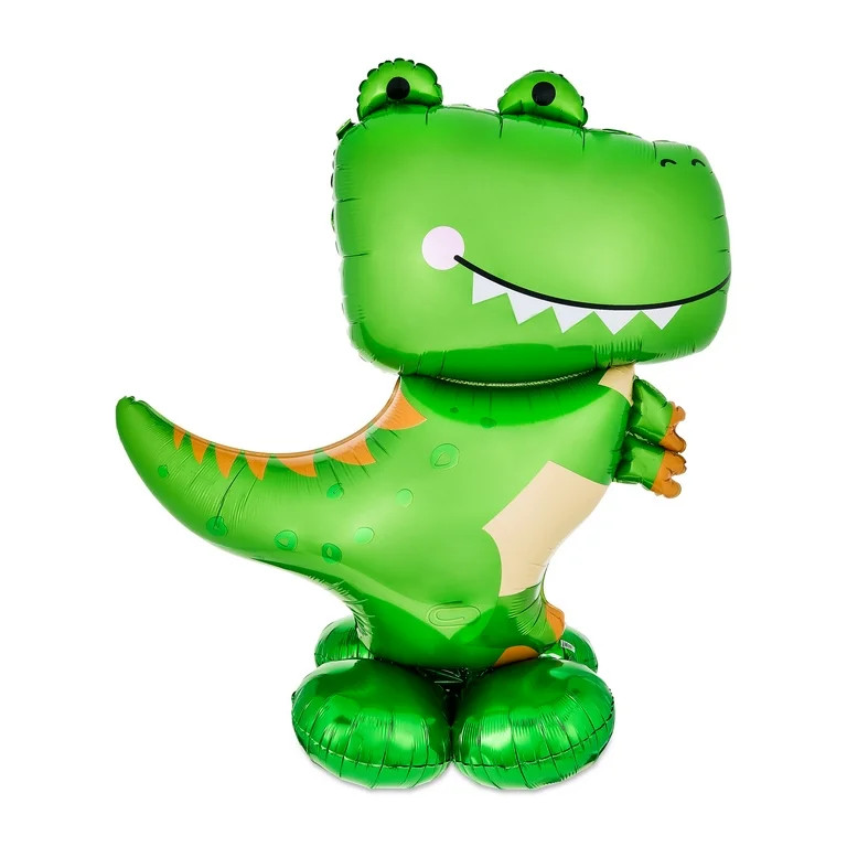 46" Green Air-Filled T-Rex Balloon, by Way To Celebrate | Walmart (US)