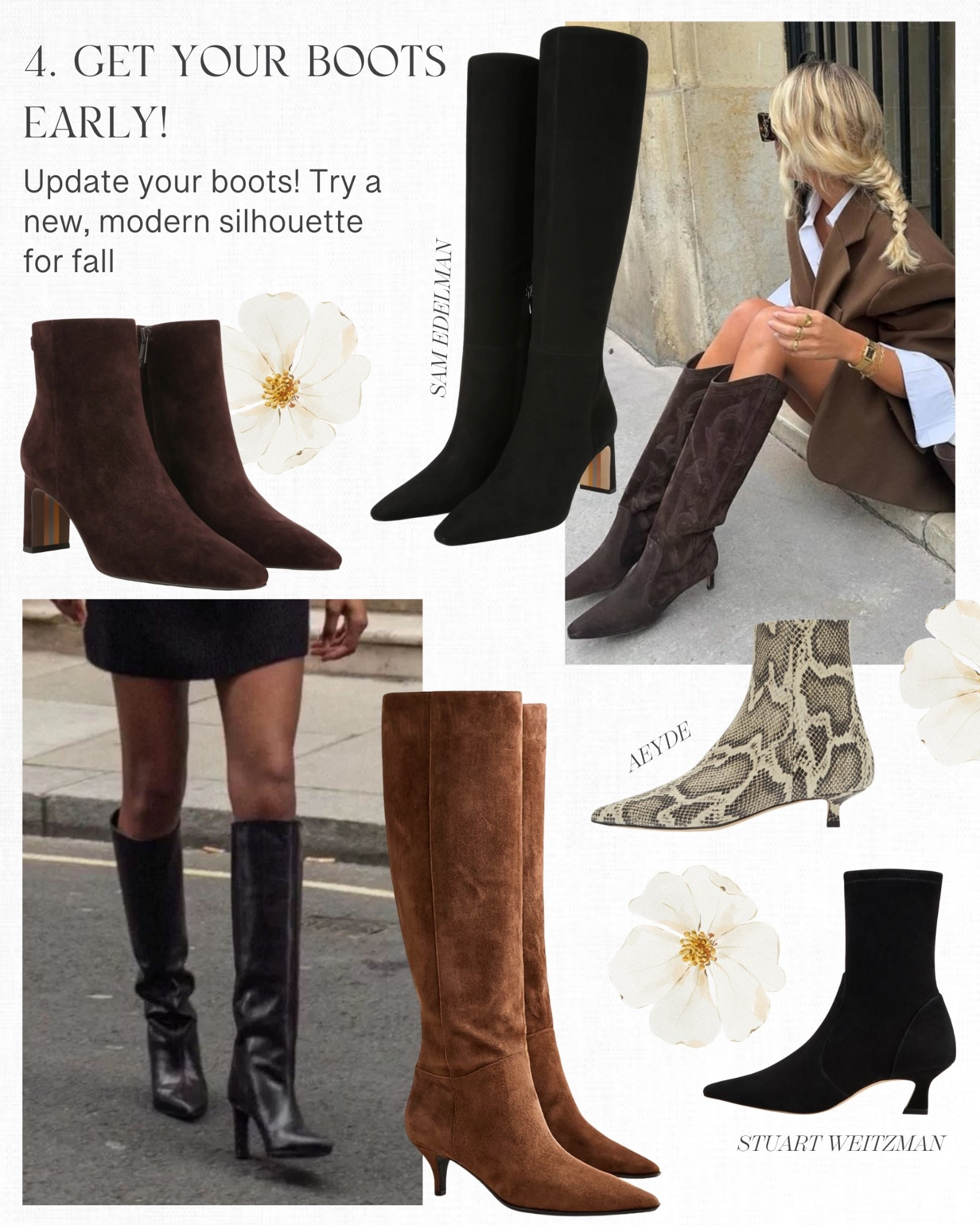 It’s time to update your boots! Choose a modern silhouette like one of these! I’m loving suede and animal print this year🫶🏻

#LTKShoeCrush #LTKStyleTip #LTKSeasonal