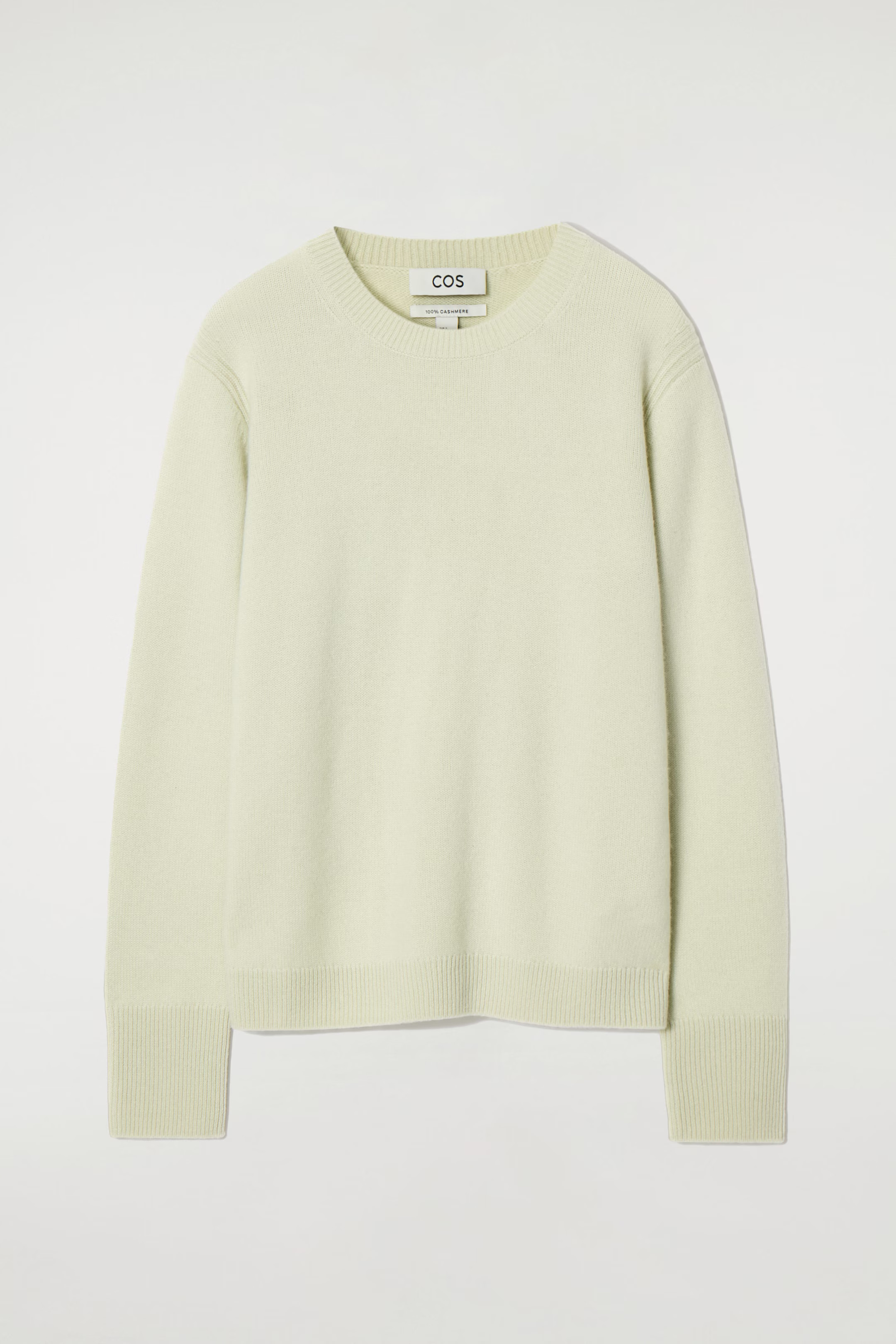 PURE CASHMERE JUMPER - PALE GREEN | COS UK