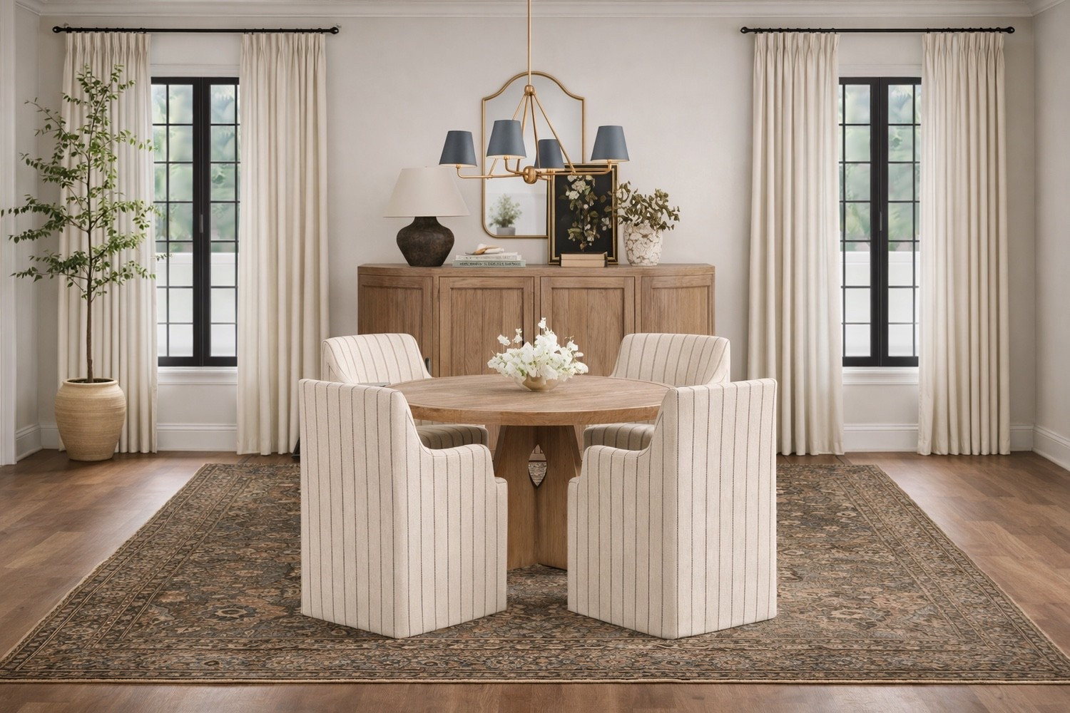 UNDERSTATED DINING ROOM
There’s something about a well-layered dining room that instantly makes a home feel more inviting. This design was created to feel warm, timeless, and effortlessly elevated — a space that feels just as perfect for everyday meals as it does for hosting.


#LTKHome