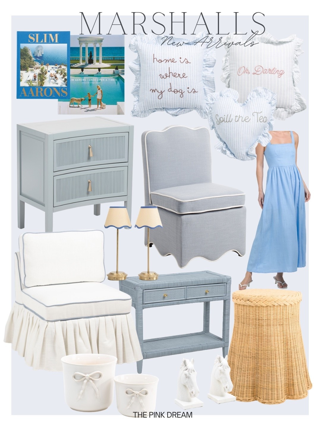 Marshall’s and TJMaxx new arrivals, grandmillennial decor, cottage core, scalloped chair, scalloped lamps, southern home 

#LTKSeasonal