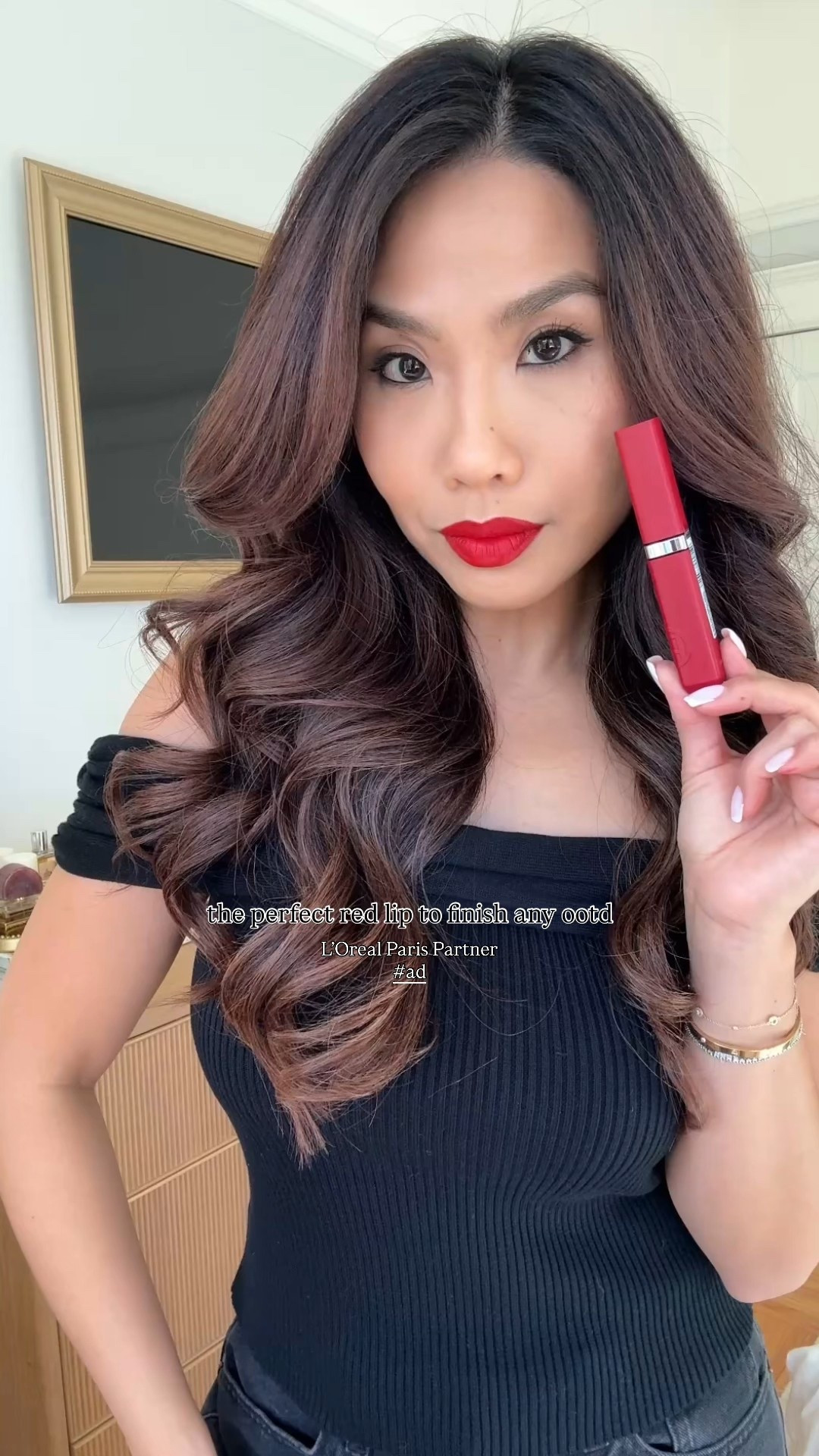 #ad #LOrealParisPartner the perfect red lip that’s smudge resistant and lasts up to 16 hours for an all-day matte finish 💋@lorealparis Infallible Matte Resistance Liquid Lipstick in 420 - Le Rouge Paris 

@target @targetstyle #LOrealParisCosmetics #LOrealParisMakeup #TargetPartner #Target


#LTKBeauty