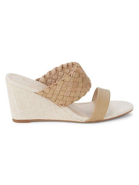 Maggie Leather Wedge Sandals | Saks Fifth Avenue OFF 5TH