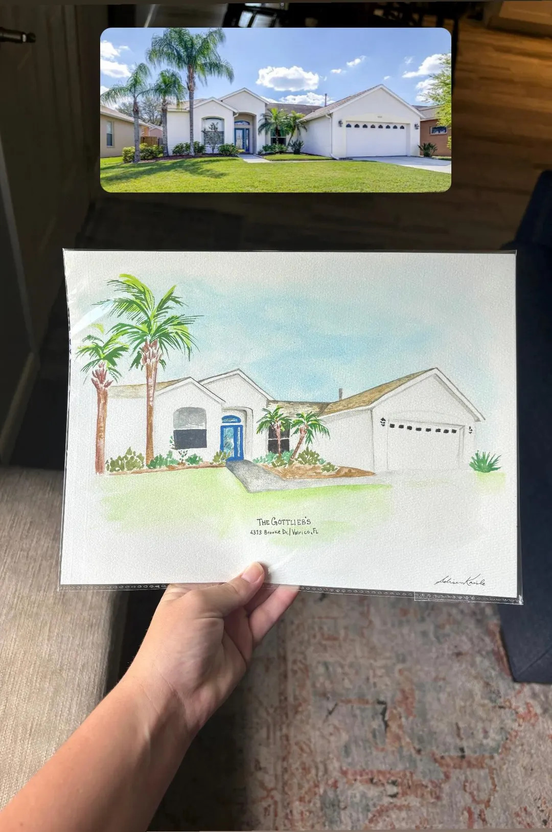 Custom Watercolor House - Etsy | Etsy (US)