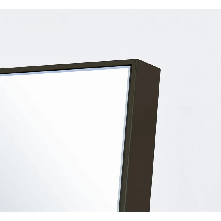 BEAUTYPEAK 64" x 21" Full Length Mirror Large Rectangle Floor Mirrors, Black | Walmart (US)