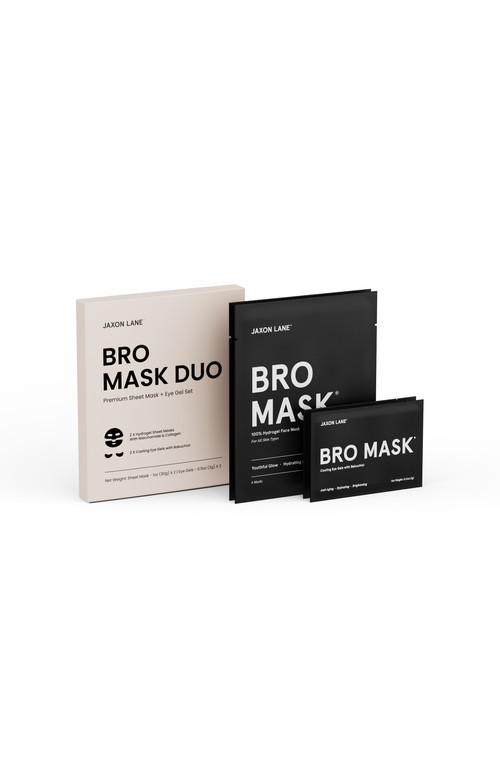 JAXON LANE Bro Mask Hydrating Cooling Sheet & Eye Mask Set in None at Nordstrom | Nordstrom
