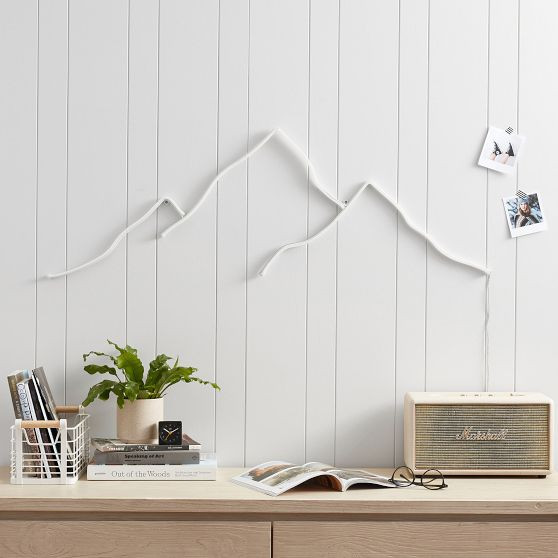 Mountain Neon LED Wall Light | Pottery Barn Teen