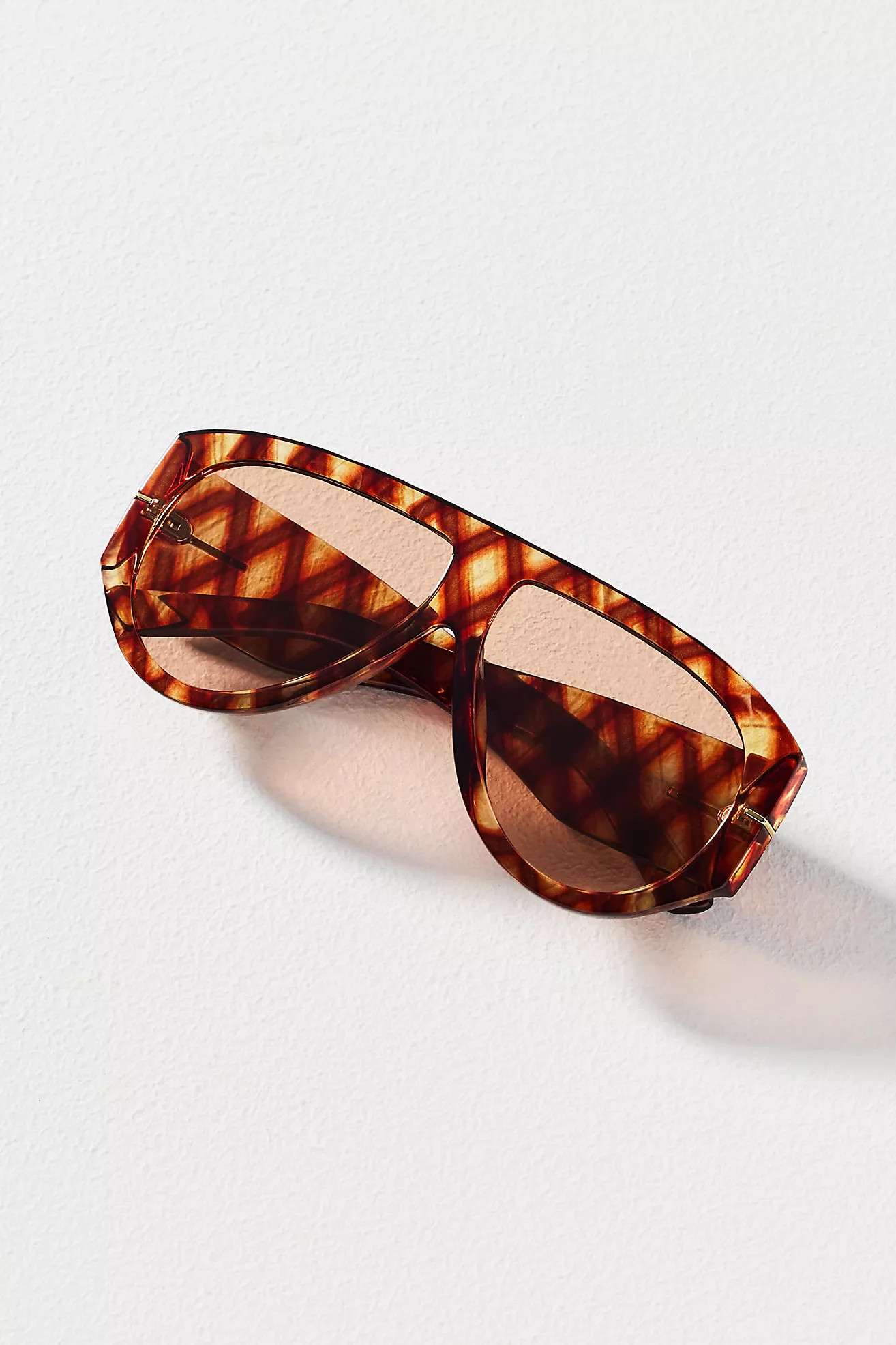 Flat Top Aviator Sunglasses | Anthropologie (US)