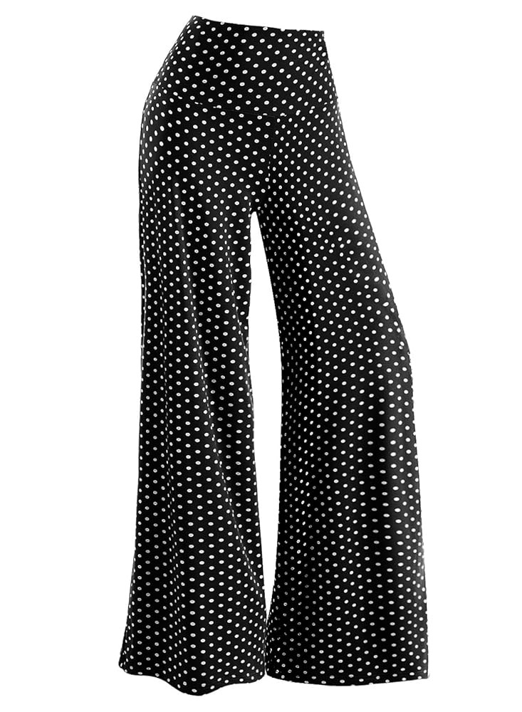 Arolina Women's Stretchy Wide Leg Palazzo Lounge Pants Casual Comfy High Waist Palazzo Pants | Amazon (US)