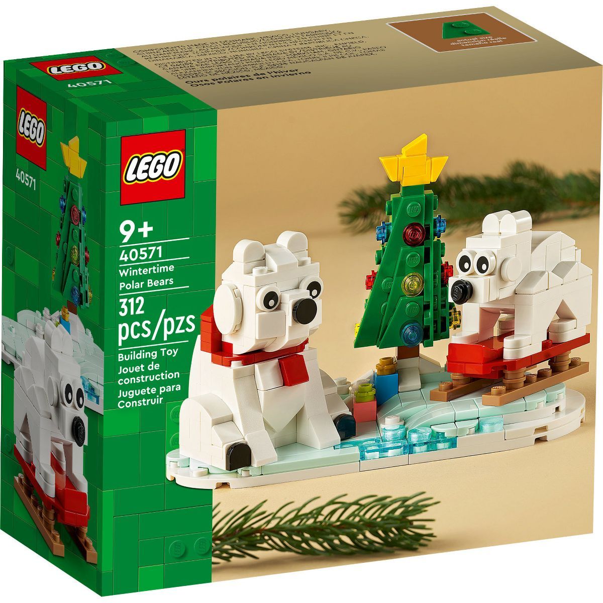 LEGO Wintertime Polar Bears Stocking Stuffer 40571 | Target