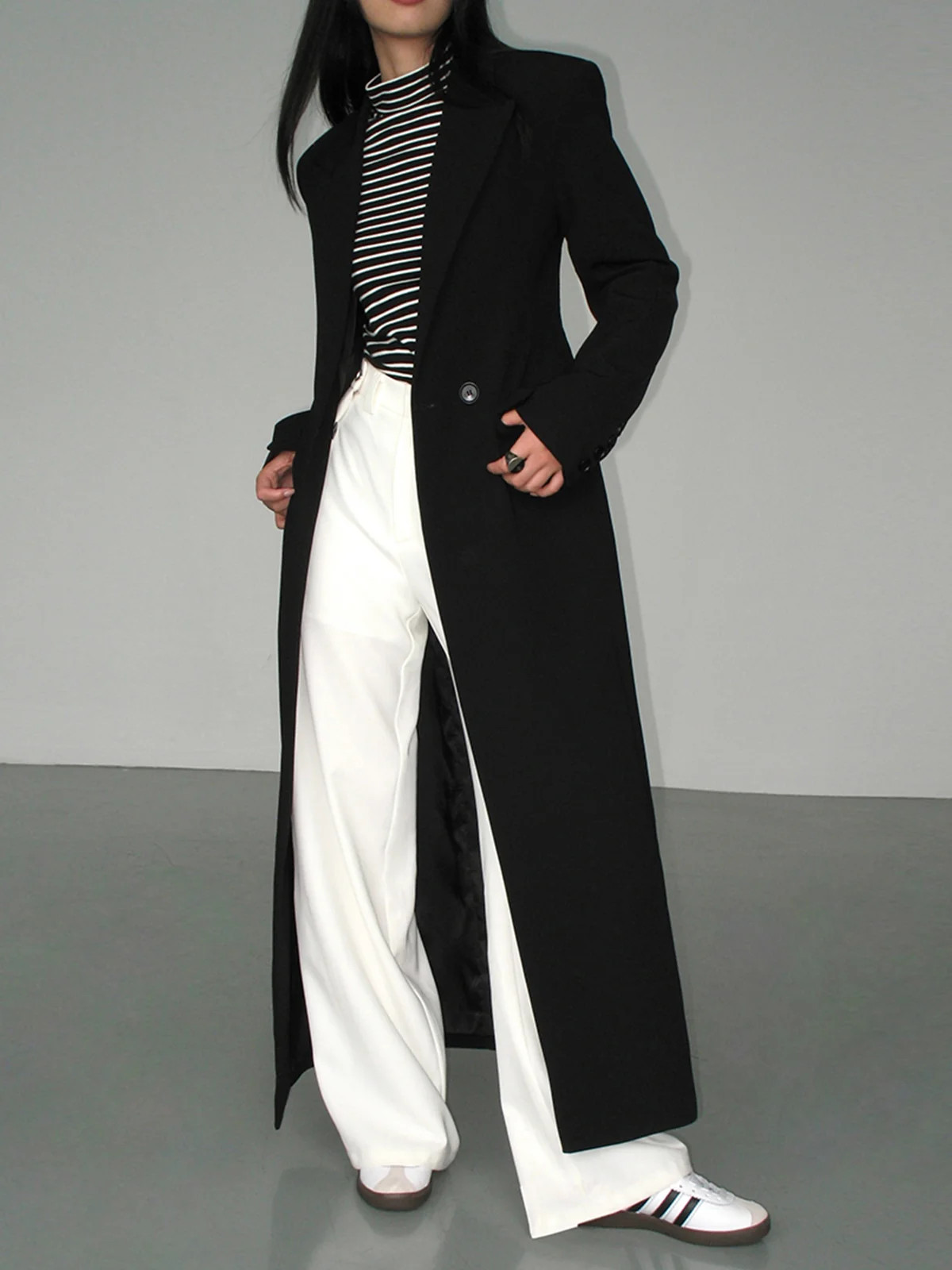 Collar Pocket Blazer Coat | Commense