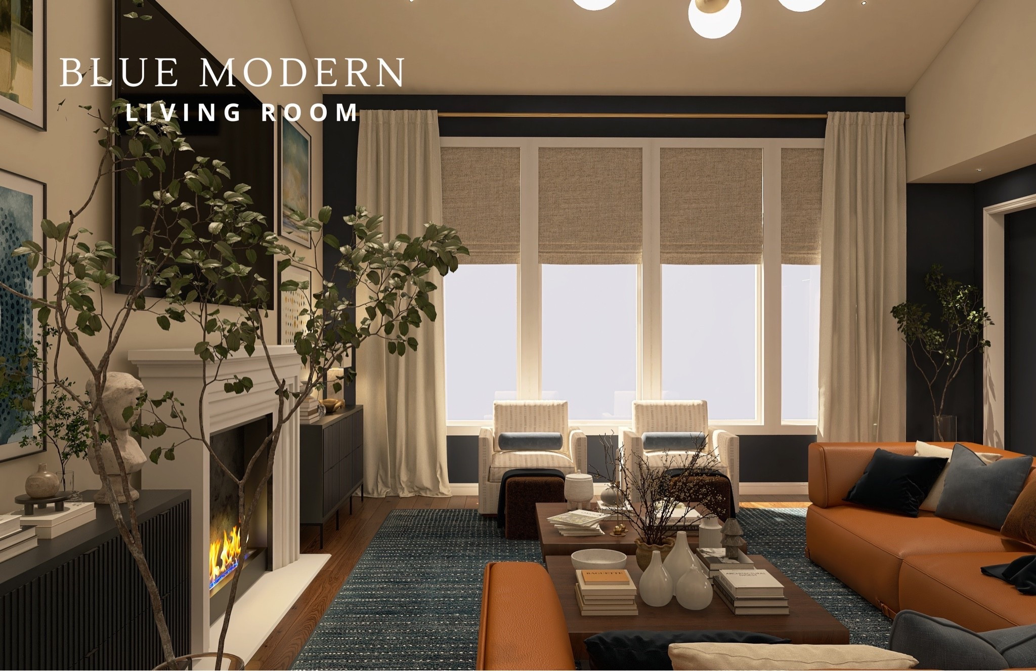 Designed by Jake
Blue Modern Living Room

#LTKmomlife #LTKSeasonal #LTKHome