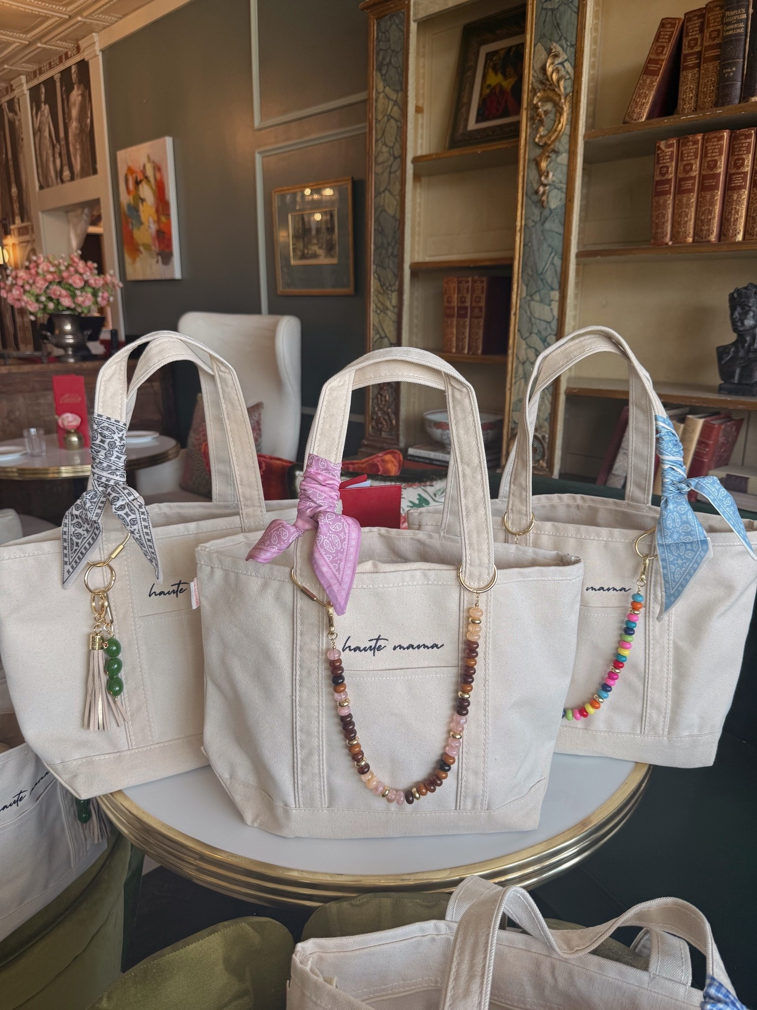 How adorable are these haute mama totes! With the bag charms! So cute for summer and most have been restocked!

#LTKTravel