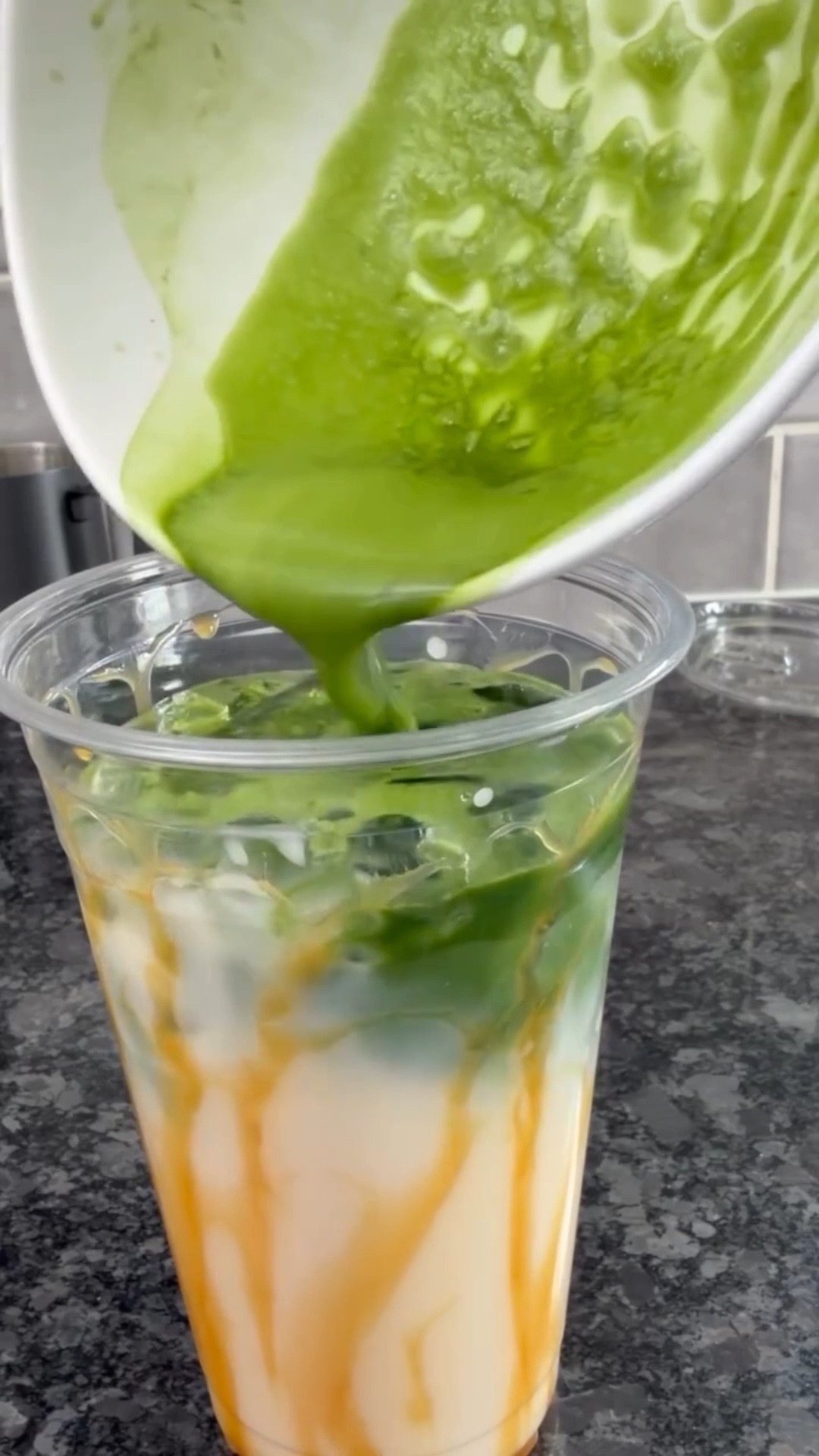 I was spending $30 a week on matcha. Not anymore. ✨

Three cups a week at $10 a cup not including tip adds up fast. So I decided to master making my caramel matcha latte at home and it was the best decision ever.

Here’s exactly how I make it:

1 tsp matcha powder for 16oz
1 & 1/4 cup almond vanilla milk
1 to 2 oz of honey
1/4 cup water at 140 to 170 degrees
1/8 cup cold milk to froth
Caramel sauce
Ice

The secret is Aiya Organic Ceremonial Grade Matcha Powder from Whole Foods. Once I invested in to go cups, syrups and preserves it was a wrap.

Now I have a caramel matcha latte whenever I want for a fraction of the price.

Save this if you have a matcha habit! 
Everything is linked on my LTK 💖

Matcha @aiyamatcha @wholefoods 
Caramel Sauce @torani 

#MatchaLatte #MatchaAtHome #HomemadeMatcha #MatchaRecipe #LifestyleContent

#LTKfoodie #LTKdayinmylife