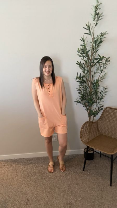 Loving this romper from Amazon! It is super cute and love the color! 

#LTKfindsunder50 #LTKstyletip #LTKSeasonal