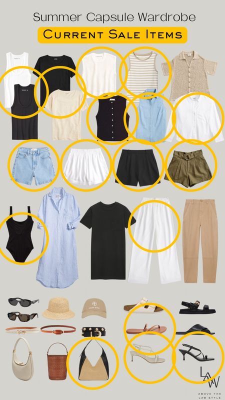 Summer Capsule Wardrobe Sale Items

#LTKFindsUnder50 #LTKSaleAlert #LTKFindsUnder100