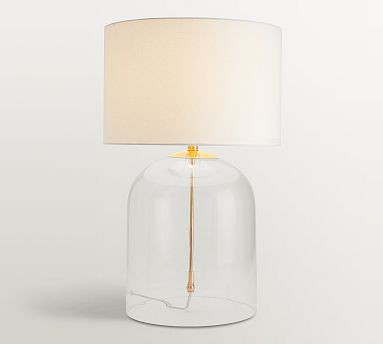 Aria Glass Dome Table Lamp (27") | Pottery Barn (US)