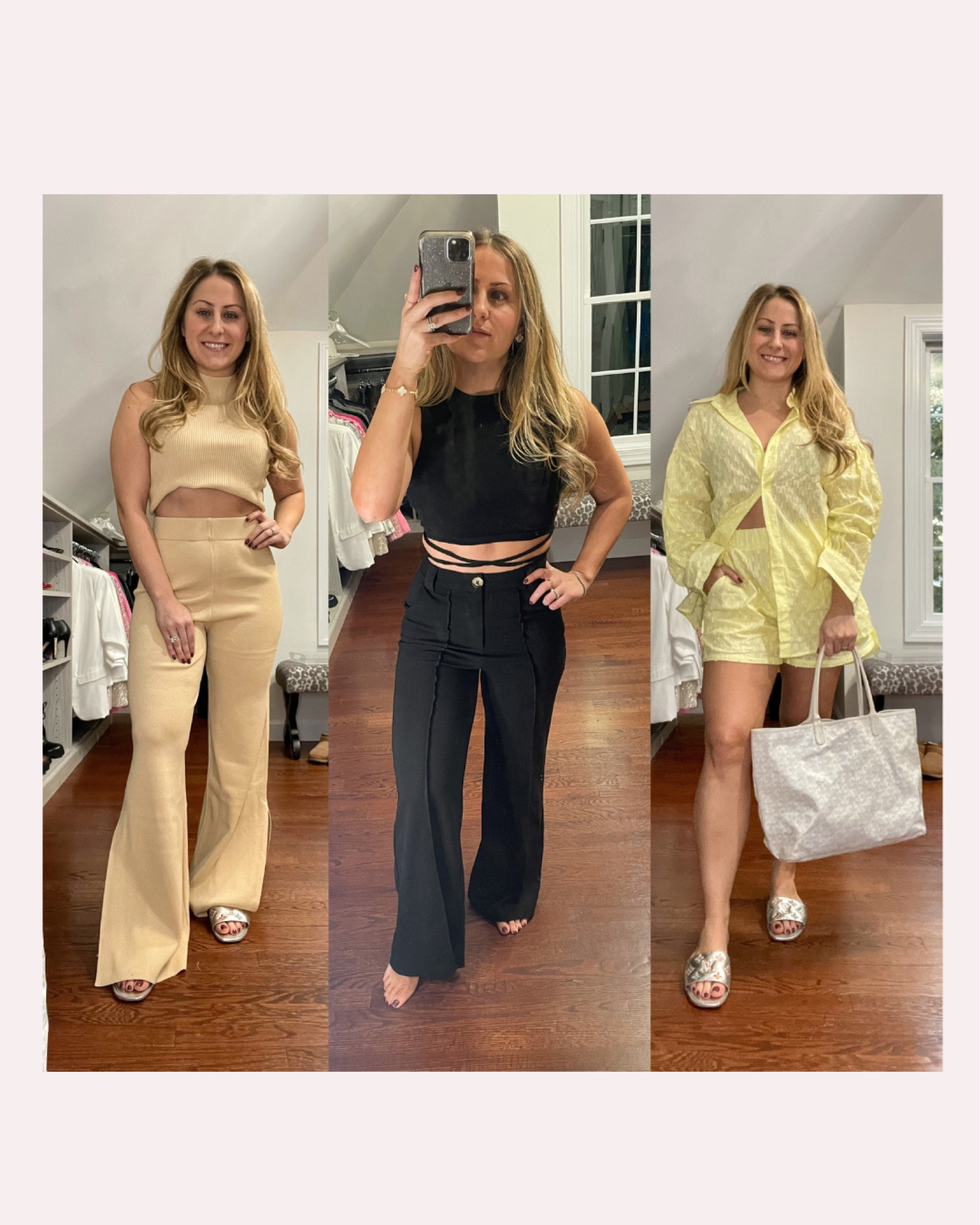 Two piece outfits for Spring from Amazon. I’m wearing a small in the tan and yellow & XS in black (although I think I could have done a small)

#LTKunder50 #LTKtravel #LTKSeasonal