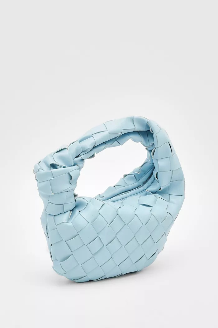 Knot Handle Woven Bag | Boohoo.com (UK & IE)
