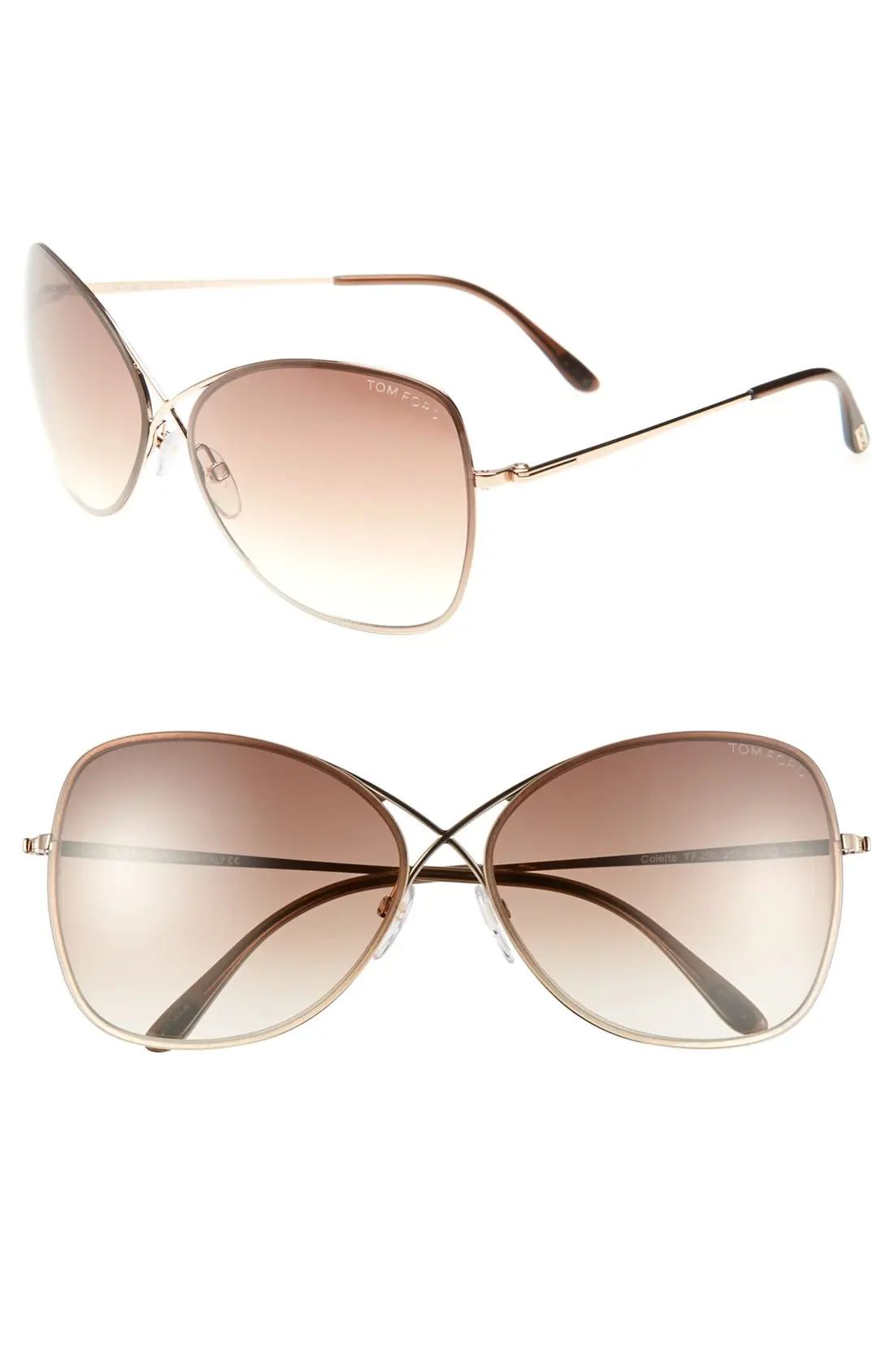 Tom Ford 'Colette' 63mm Oversize Sunglasses | Nordstrom