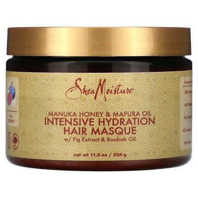 SheaMoisture, Manuka Honey & Mafura Oil, Intensive Hydration Hair Masque, 11.5 oz (326 g) | iHerb