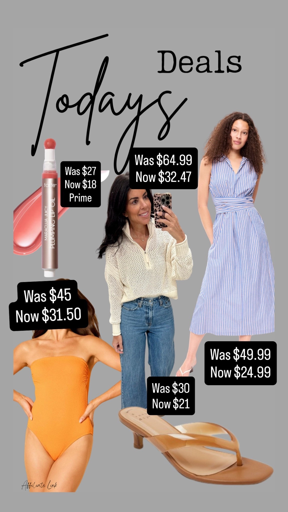 Todays deals!
Summer dress
Workwear
Swimsuits
Mom approves swim
Summer sweater

#LTKootd #LTKgrwm #LTKSaleAlert