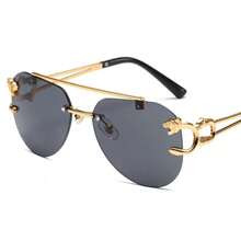 Luxury Brand Sunglasses Men Retro Driving Sunglasses For Women Fashion Rimless Sun Glasses Uv Gafas De Sol Hombre | SHEIN