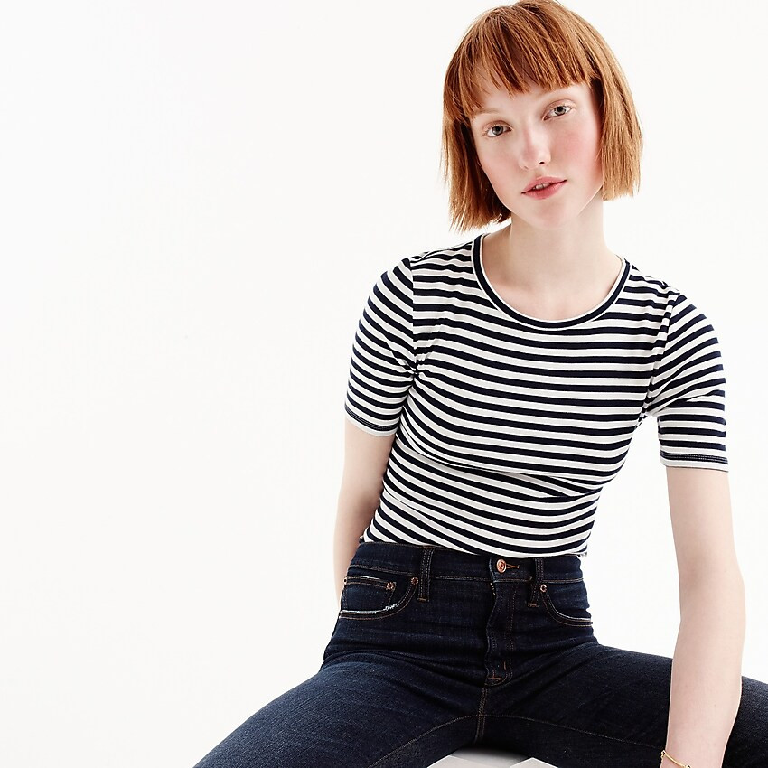 Slim perfect T-shirt in stripe | J. Crew US