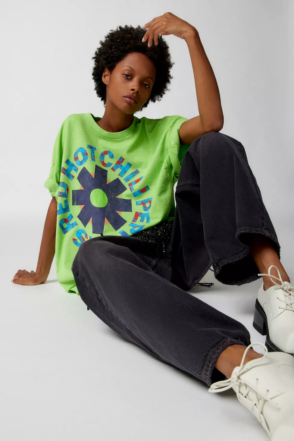 The Red Hot Chili Peppers Crew Neck T-Shirt Dress | Urban Outfitters (US and RoW)