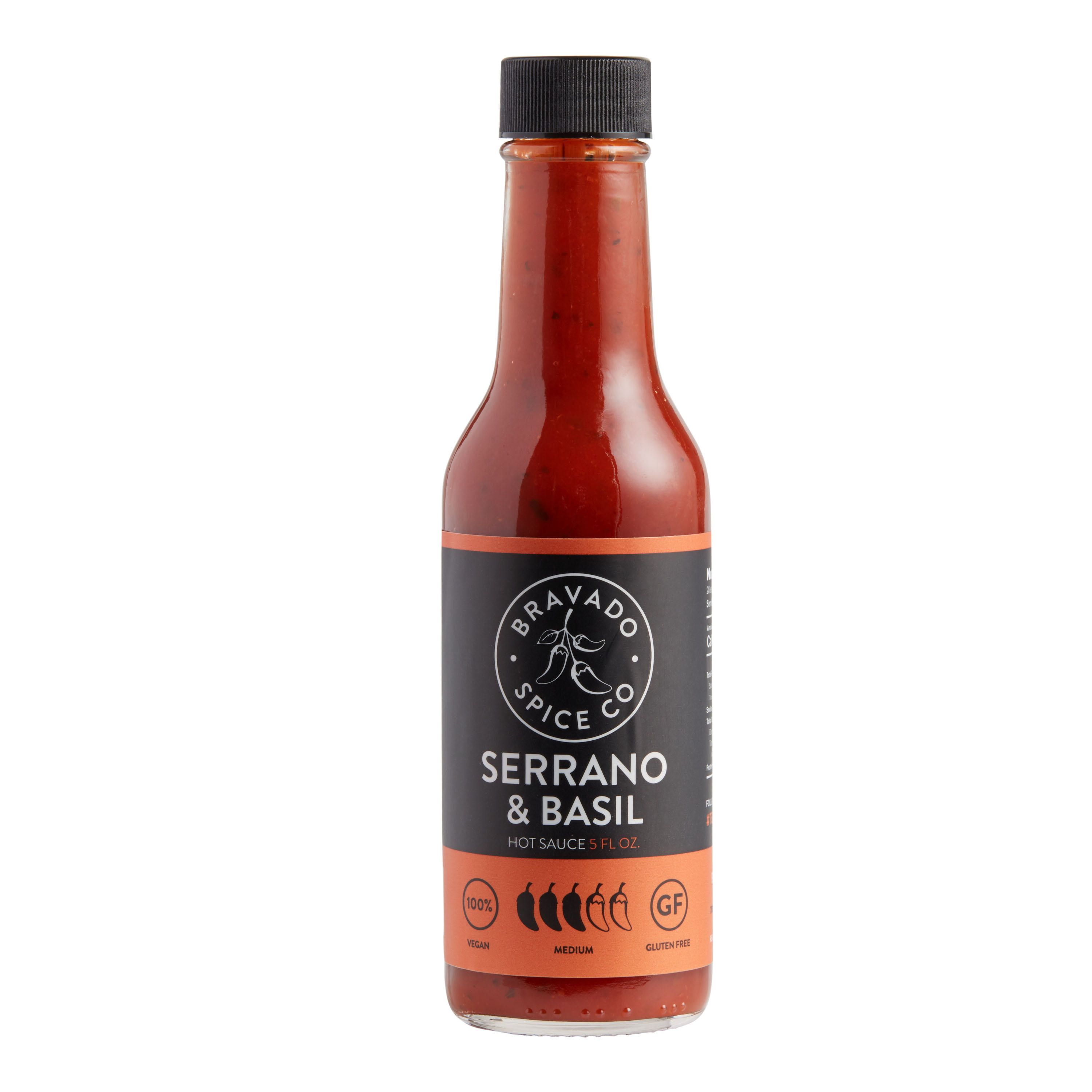 Bravado Serrano & Basil Hot Sauce | World Market