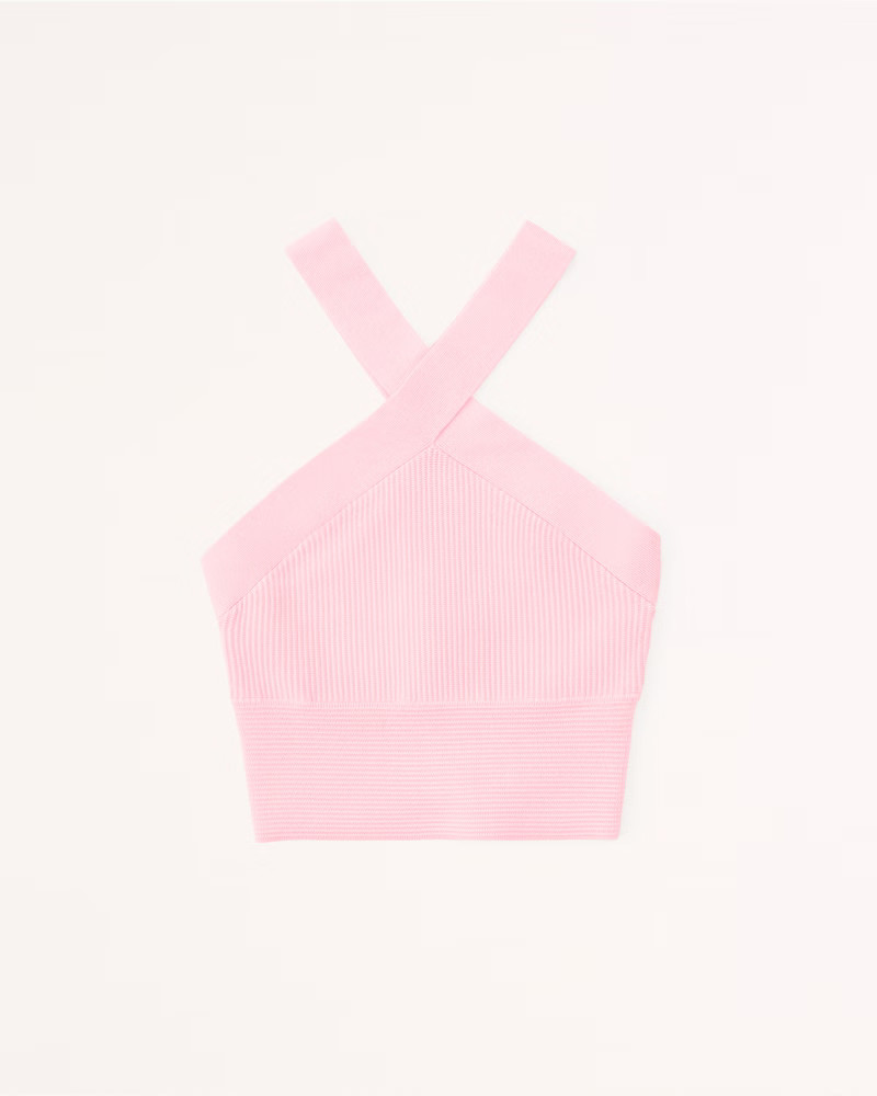Women's Ottoman Twist Halter Tank | Women's | Abercrombie.com | Abercrombie & Fitch (US)